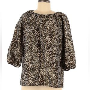 Talbots Cheetah Top